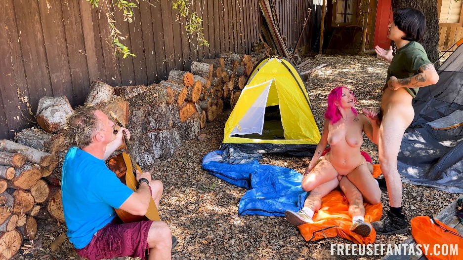 Gracie Gates - 'Share Your Girlfriend' Camper Cutie Bathed in Cum